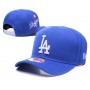 Los Angeles Dodgers Logo Side Patch Blue Snapback Hat