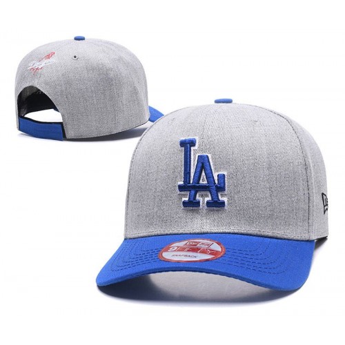 Los Angeles Dodgers 2 Tone Gray/Blue Snapback Hat