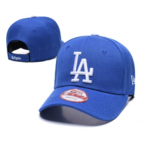 Los Angeles Dodgers Blue White Logo Adjustable Hat