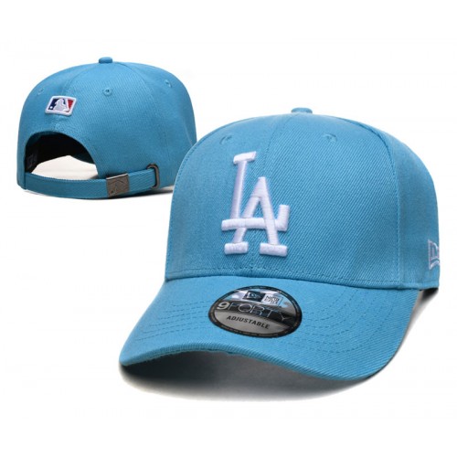 Los Angeles Dodgers Sky Blue White Logo Adjustable Hat