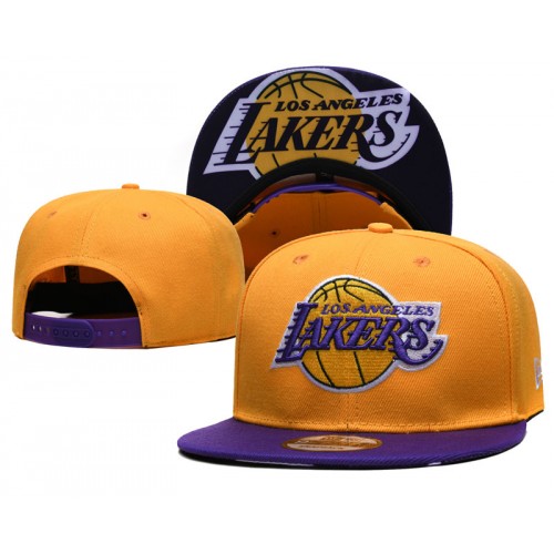 Los Angeles Lakers Two-Tone Gold/Purple Snapback Cap