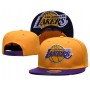 Los Angeles Lakers Two-Tone Gold/Purple Snapback Cap
