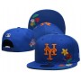 New York Mets World Series Side Patch Visor Bloom Royal Snapback Hat