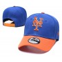 New York Mets 2Tone Blue/Orange Snapback Hat