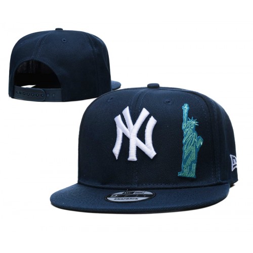 New York Yankees Statue of Liberty Navy Snapback Hat