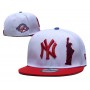 New York Yankees 100th Anniversary Statue of Liberty 2Tone White/Red Snapback Hat