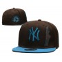 New York Yankees 100th Anniversary Statue of Liberty 2Tone Brown/Blue Snapback Hat