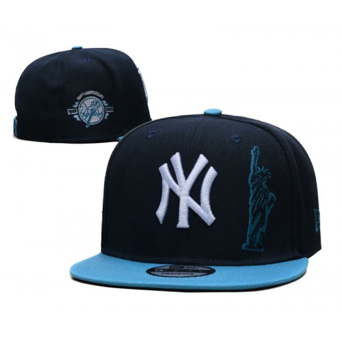 New York Yankees 100th Anniversary Statue of Liberty 2Tone Navy/Blue Snapback Hat