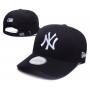 New York Yankees League Essential Black White Logo Adjustable Hat