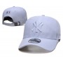 New York Yankees League Essential White on White Adjustable Hat