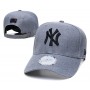 New York Yankees League Essential Gray Black Logo Adjustable Hat