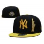 New York Yankees 100th Anniversary Statue of Liberty 2Tone Black/Gold Snapback Hat