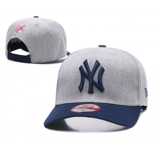 New York Yankees League Essential Two Tone Gray/Navy Adjustable Cap