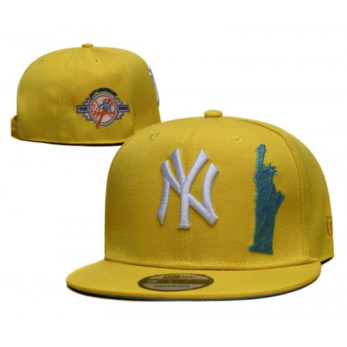 New York Yankees 100th Anniversary Statue of Liberty Gold Snapback Hat