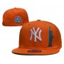 New York Yankees 100th Anniversary Statue of Liberty Orange Snapback Hat