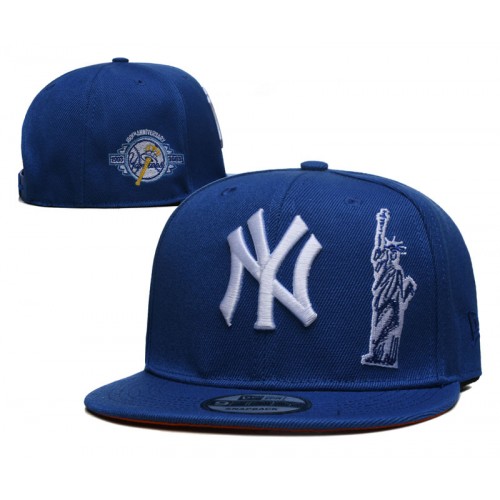 New York Yankees 100th Anniversary Statue of Liberty Blue Snapback Hat