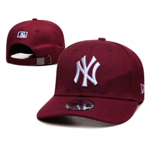 New York Yankees League Essential Wine Adjustable Cap