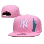 New York Yankees Statue of Liberty Pink Snapback Hat