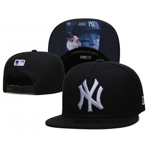 New York Yankees Judge 99 Photo Under Visor Black Snapback Hat