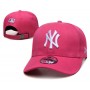 New York Yankees League Essential Magenta Adjustable Hat