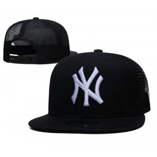 New York Yankees Trucker Black Snapback Hat