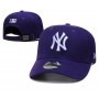 New York Yankees League Essential Purple Adjustable Hat