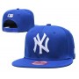 New York Yankees League Essential Blue White Logo Snapback Hat