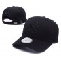New York Yankees League Essential Black on Black Adjustable Hat