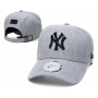 New York Yankees League Essential Gray Black Logo Adjustable Hat