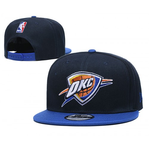 Oklahoma City Thunder League Essential Two Tone Navy/Blue Snapback Hat