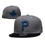 Pittsburgh Pirates World Series Side Patch 2Tone Gray/Black Snapback Hat
