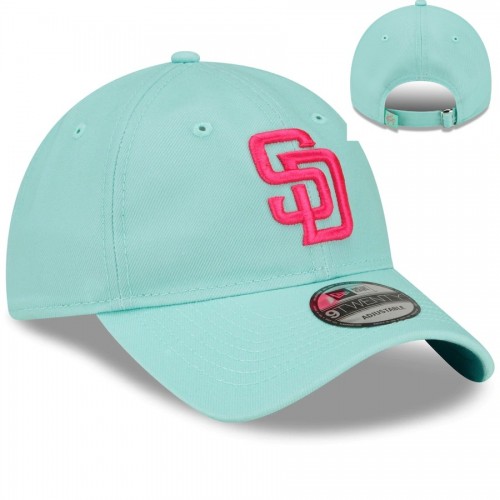 San Diego Padres Leauge Essential Mint Pink Logo Adjustable Hat