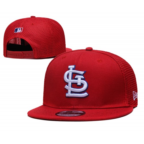 St Louis Cardinals League Essential Trucker Red Snapback Hat