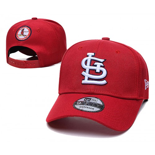 St Louis Cardinals Logo Back Patch Red Snapback Hat