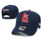 St Louis Cardinals Team Name on Back Navy Snapback Hat