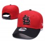 St Louis Cardinals League Essential 2Tone Red/Black Snapback Hat