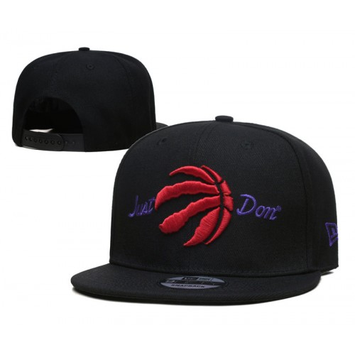 Toronto Raptors Just Don Black Snapback Hat