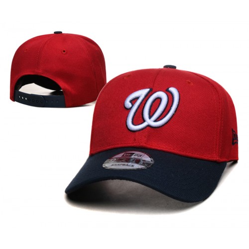 Washington Nationals Leauge Essential 2Tone Red/Black Snapback Hat