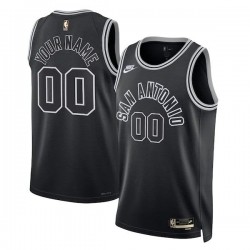 San Antonio Spurs Nike Unisex 2022/23 Custom Swingman Jersey - Classic Edition - Black San Antonio Spurs Nike Unisex 2022/23 Custom Swingman Jersey - Classic Edition - Black