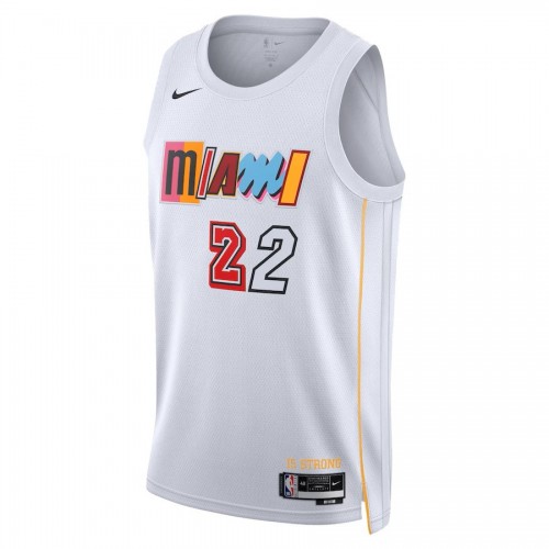 Jimmy Butler Miami Heat Nike Unisex 2022/23 Swingman Jersey - City Edition - White