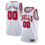 Chicago Bulls Nike Youth Swingman Custom Jersey White - Association Edition