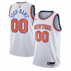 New York Knicks Nike Youth Swingman Custom Jersey White - Association Edition New York Knicks Nike Youth Swingman Custom Jersey White - Association Edition