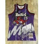Vince Carter Toronto Raptors Throwback Mitchell & Ness Hardwood Classics 1998-99 Hyper Hoops Jersey - Purple
