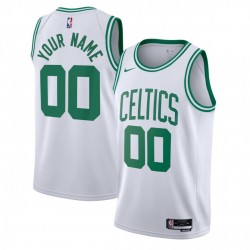 Boston Celtics Nike Youth Swingman Custom Jersey White - Association Edition Boston Celtics Nike Youth Swingman Custom Jersey White - Association Edition