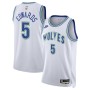 Unisex Nike Anthony Edwards White Minnesota Timberwolves 2023/24 Swingman Jersey - Classic Edition