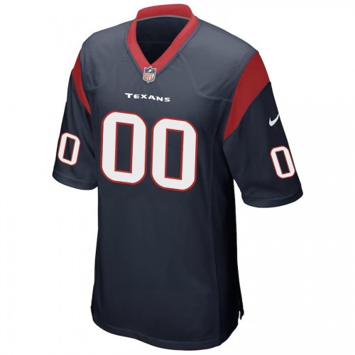 Houston Texans Nike Youth Custom Team Color Game Jersey - Navy