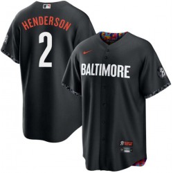 Gunnar Henderson Baltimore Orioles Nike 2023 City Connect Replica Player Jersey - Black Gunnar Henderson Baltimore Orioles Nike 2023 City Connect Replica Player Jersey - Black