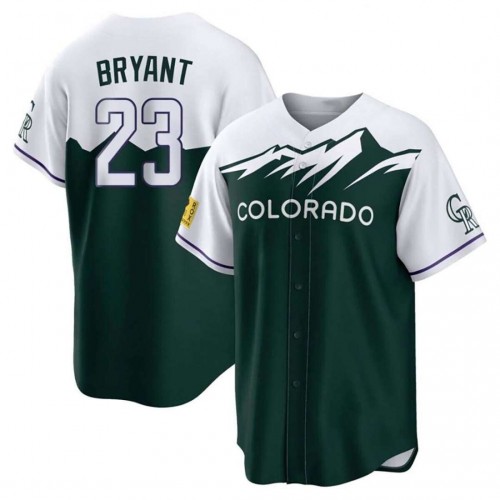 Kris Bryant Colorado Rockies Nike Youth 2022 City Connect Replica Player Jersey - Green