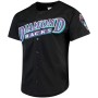 Arizona Diamondbacks Randy Johnson Mitchell & Ness Black Cooperstown Mesh Button-Up Jersey