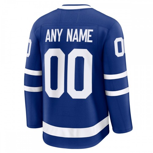 Toronto Maple Leafs Fanatics Home Premium Custom Jersey - Blue